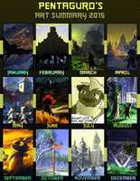Free download ++ Pentaguros Art Summary [2015] ++ free photo or picture to be edited with GIMP online image editor